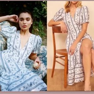 Reformation wrap dress - bought like new and never wore!